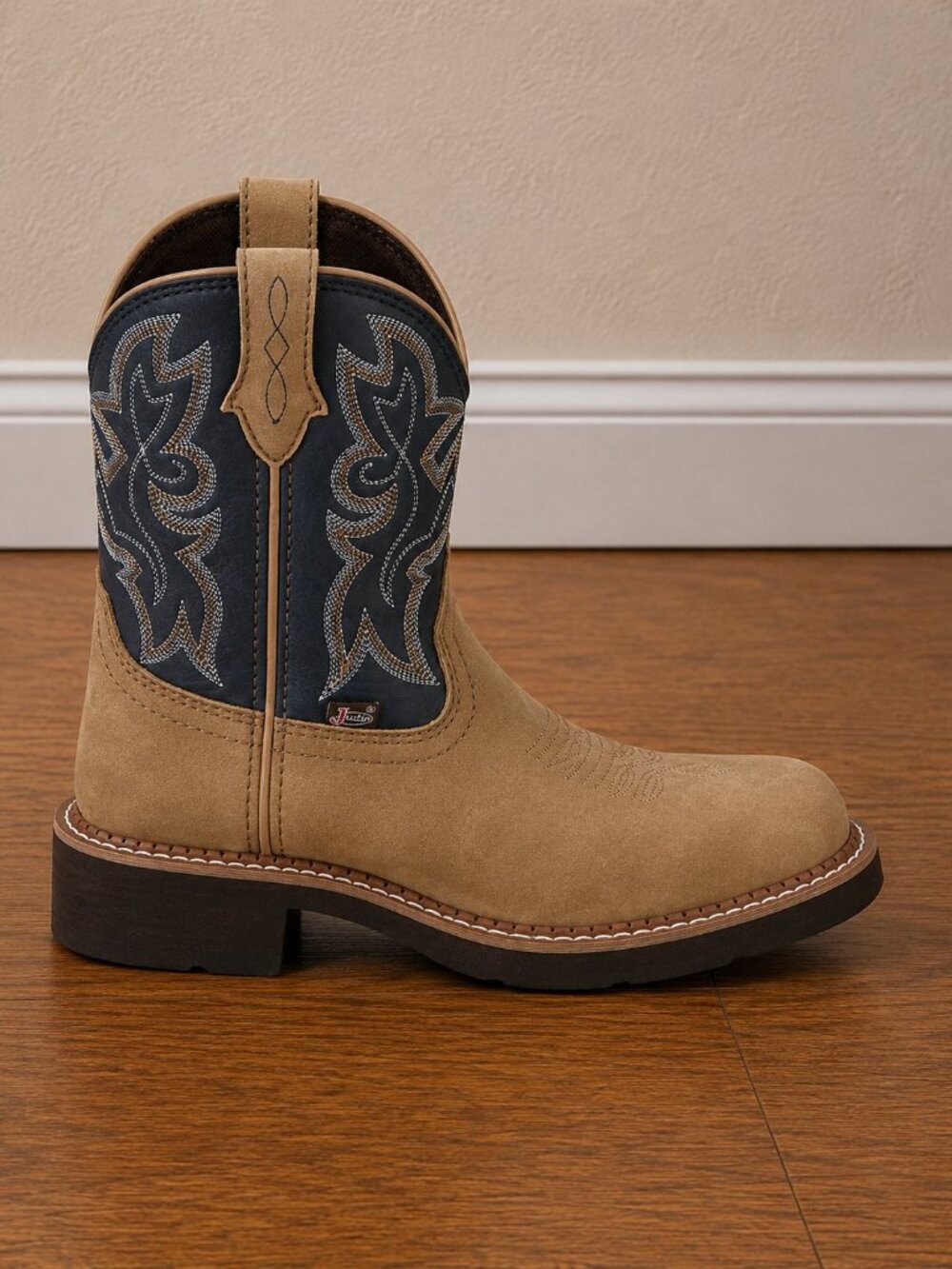 Justin Women's Gypsy Kay Western Boots Honey Tan Round Toe